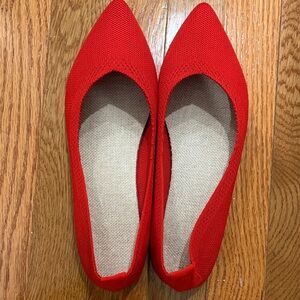 Red Women's Flats